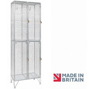Wire Mesh 2 Door Lockers | Nest-2