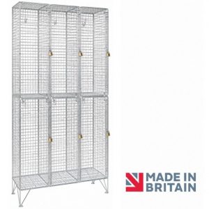 Wire Mesh 2 Door Lockers | Nest-3