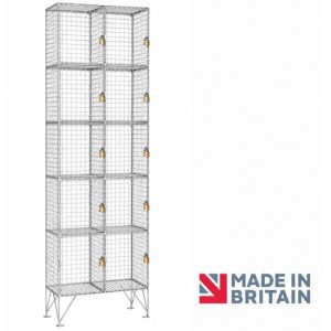 Wire Mesh 5 Door Lockers | Nest-2