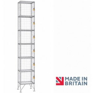 Wire Mesh 6 Door Lockers