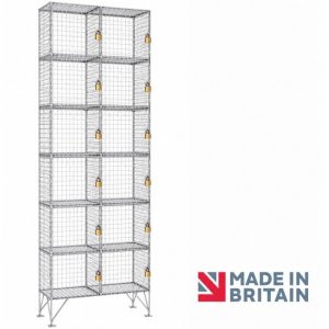 Wire Mesh 6 Door Lockers | Nest-2