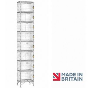 Wire Mesh 8 Door Lockers